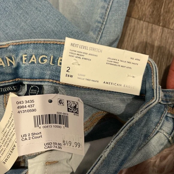 American Eagle Outfitters Light Blue Jeans - Picture 4 of 4